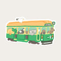 Aussie Animals Melbourne City Circle Tram Sticker