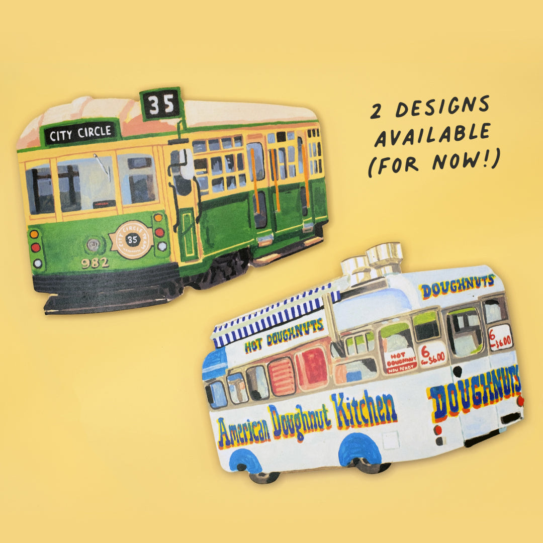 Melbourne Doughnut Van Post Card